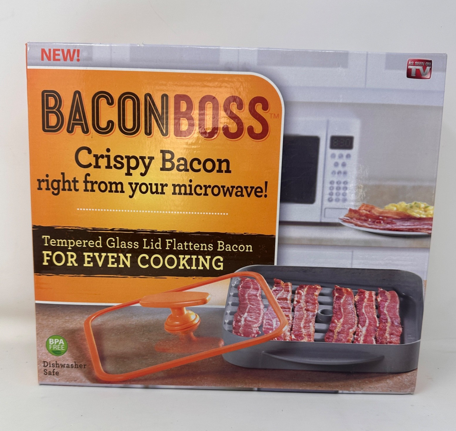 New In Box Crispy Bacon Bpa Free