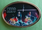 KISS Rock Band " ERIC CARR"   Epoxy PHOTO MUSIC BELT BUCKLE - NEW!