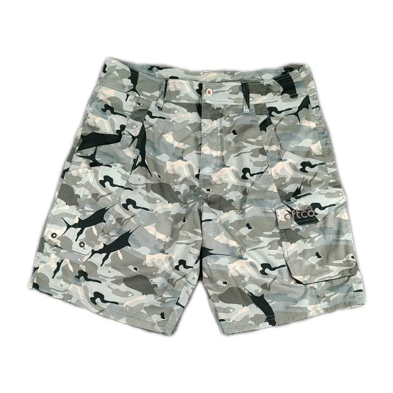 AFTCO Swim Shorts Cargo Tactical Camo Tech Active Angler Fishing Mens 34x10
Opens in a new window or