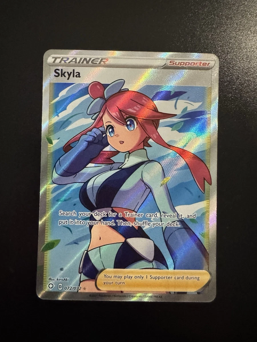 skyla pokemon tcg card Skyla - SWSH02: Rebel Clash