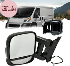Driver Side Mirror Compatible with 2014-2023 Ram Promaster 1500 2500 3500 Extend