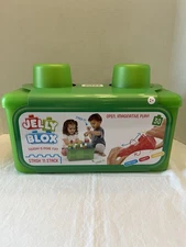 Jelly Blox Stash 'N Stack 2-In-1 Storage Case Including 30 Blocks