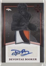 2017 Panini Majestic Material Red 1/2 Devontae Booker #MM-DB Auto 0b2