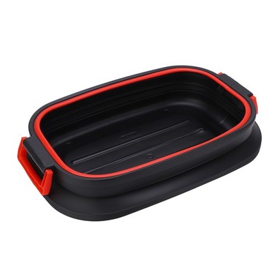 37L Telescopic Storage Bucket Multifunctional Trash Can With Lid For Outdoo AMLU