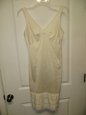 Vintage Sears Full Slip - Ivory Color - Size Medium