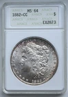 1882-CC Morgan Silver Dollar - ANACS MS64 Old Holder