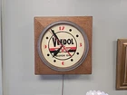 Rare!!  Vintage Veedol Motor Oil Clock In Working Order