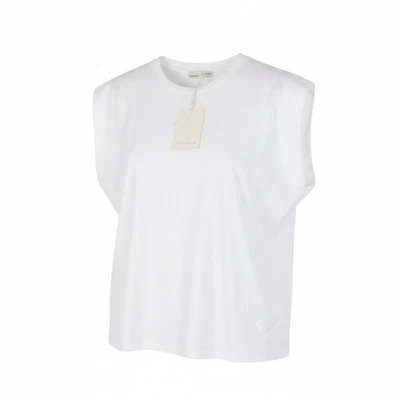 Pull&Bear T-Shirt Femme Sans Manches Coton Blanc Taille L - Photo 1/4