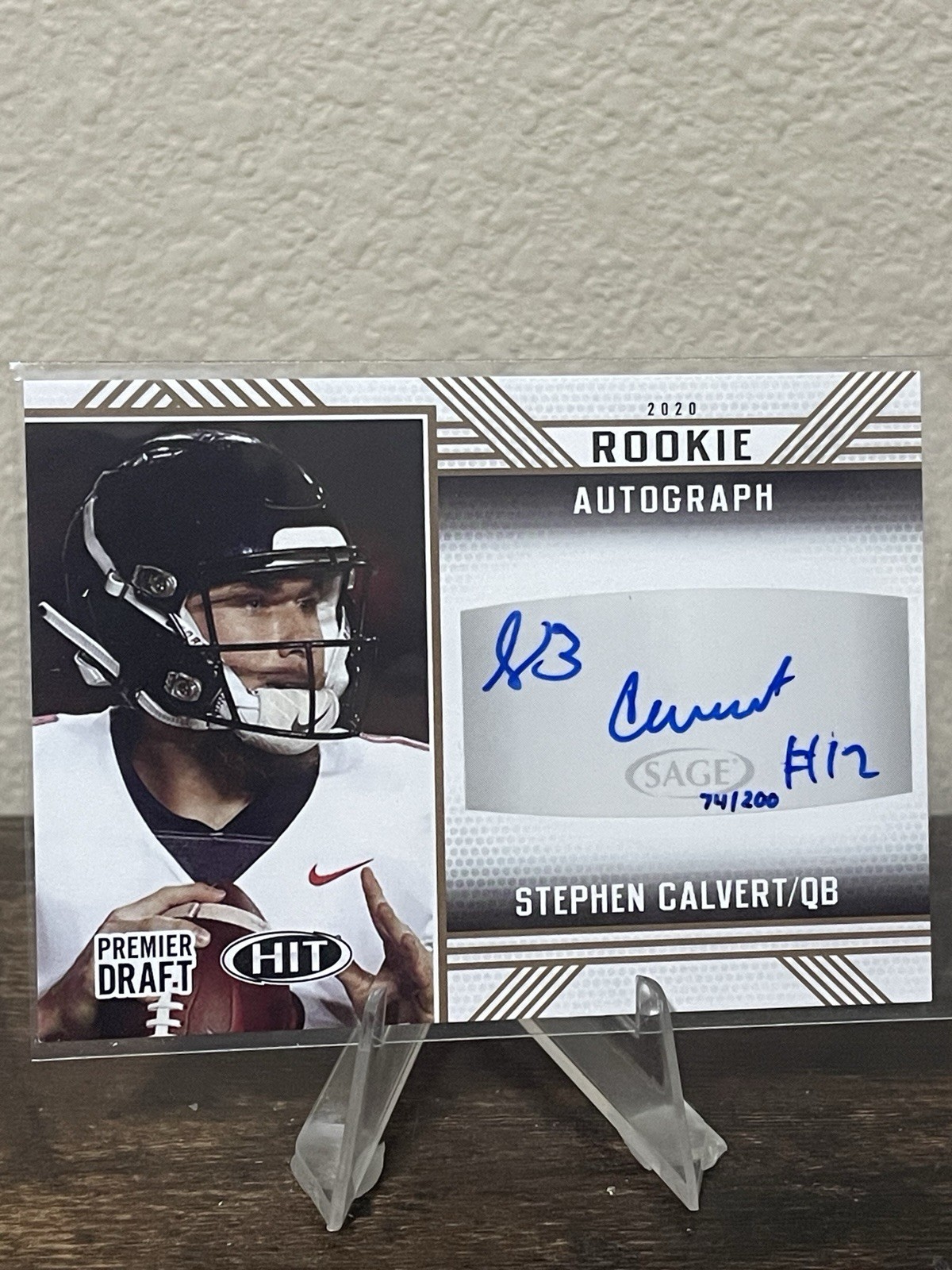 2020 Sage HIT - Stephen Calvert #A93 - Auto Liberty University /200