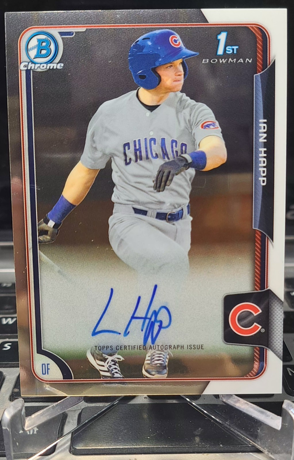 2015 Bowman Draft - Chrome Draft Pick Autographs Ian Happ #BCA-IH (AU, RC)