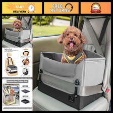 A 4 Pet Dog Car Seats for Small Dogs Under 25lbs Safety Travel Booster Seat
