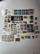 Worldwide & US Used Stamp Lot A – 100+ Off Paper Mix, Commemoratives & Foreign