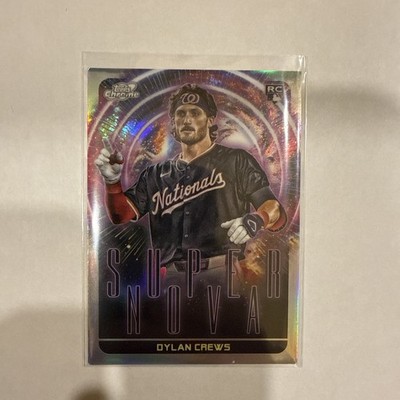 2025 Topps Chrome Cosmic Dylan Crews Super Nova Case Hit SSP #S-16 Nationals
