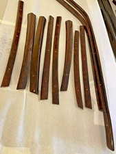 Long Châssis Noyer Bois Fenêtre Bords pour Mercedes W109 280SEL 10 Pièces Set
