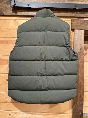 Cabelas Premier Northern Goose Down Vest Mens M Forest Green Excellent image 5