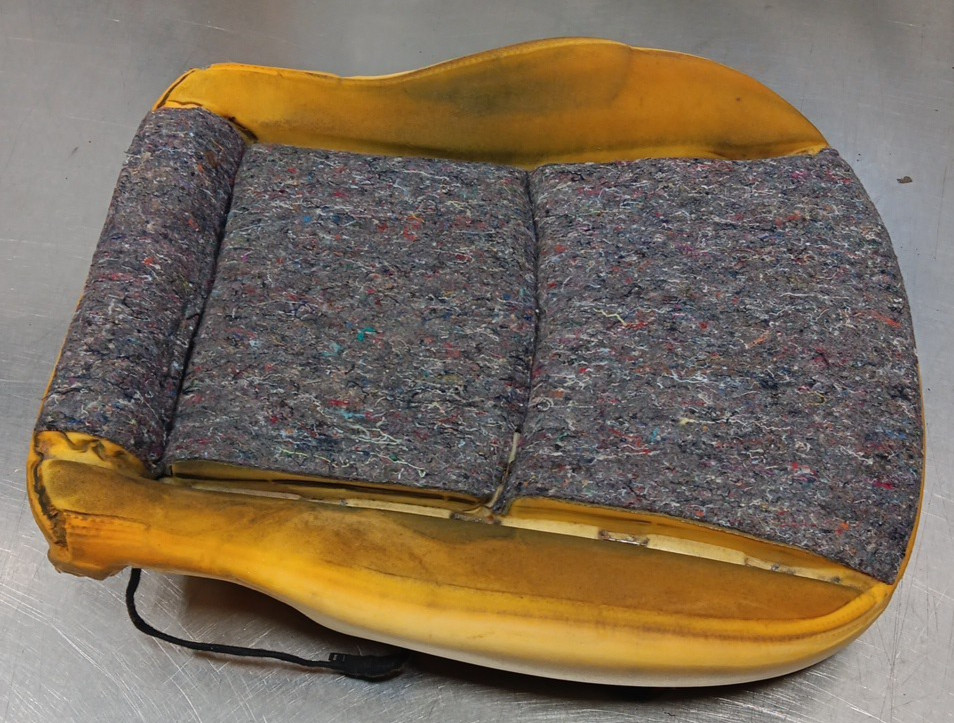 SMART FOR TWO 2009 BRABUS OE LEFT HAND DRIVER SEAT CUSHION BOTTOM A4519140014 4R