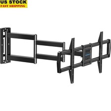Full Motion Universal TV Wall Mount 42-75 Inch TVs Long Arm Swivel Tilt New