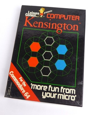 Commodore 64 C64 Spiel -- COMPUTER KENSINGTON (Leisure Genius) -- Tape