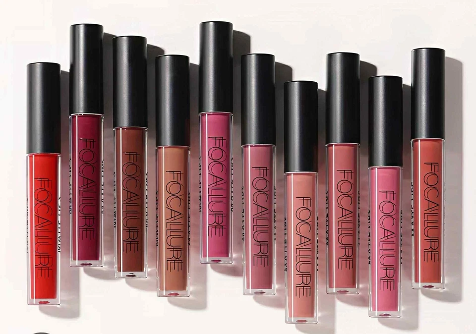 LÁPIZ LABIAL LÍQUIDO A PRUEBA DE TRANSFERENCIA DE LARGA DURACIÓN FOCALLURE 💄 💋 Foto 4 de 4