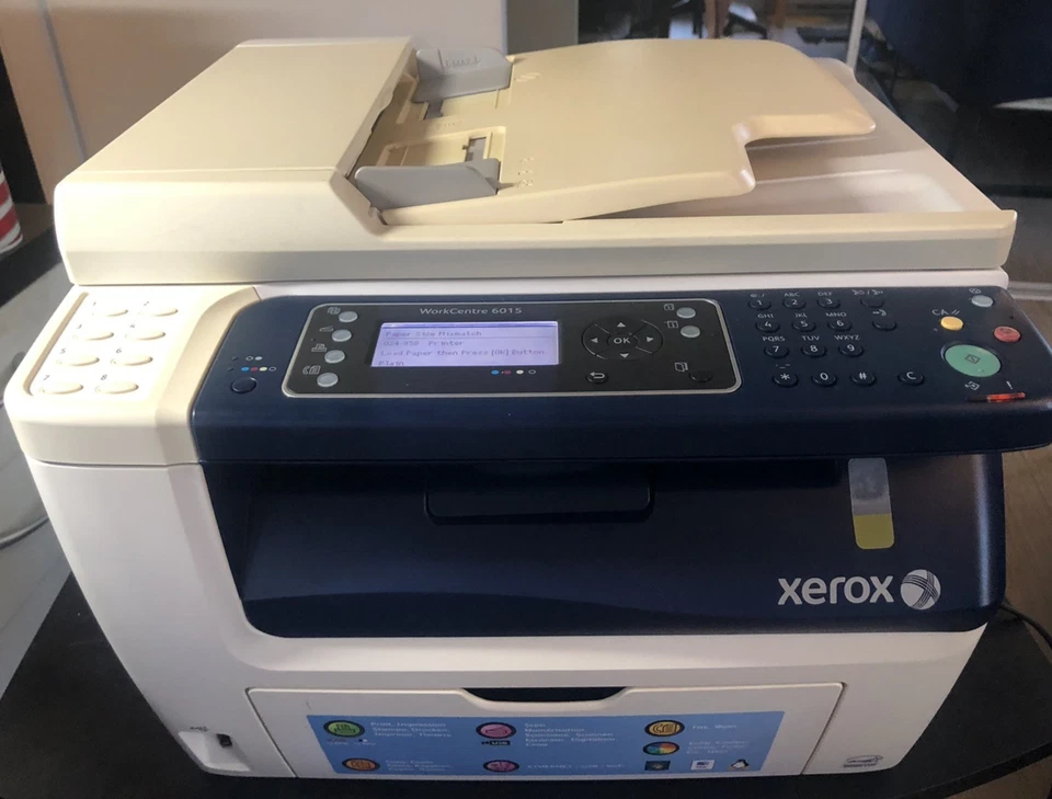 Xerox WorkCentre 6015NI All-In-One Laser Wireless Color Printer - Please Read - Image 3 of 4
