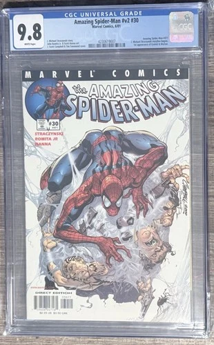 Amazing Spider-Man 30 CGC 9.8 Marvel 2001 1st Ezekiel & Morlun J Scott Campbell