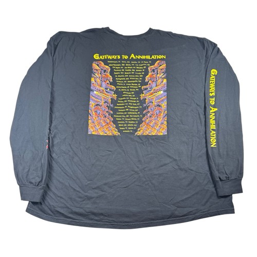 T-shirt à manches longues Morbid Angel Gateways taille XXXL Death Metal Deicide Nécrologie - Photo 2/9