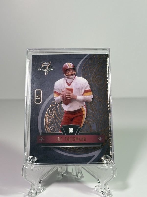 2026 Wild Card 7 Card Stud Joe Theismann 1/1 