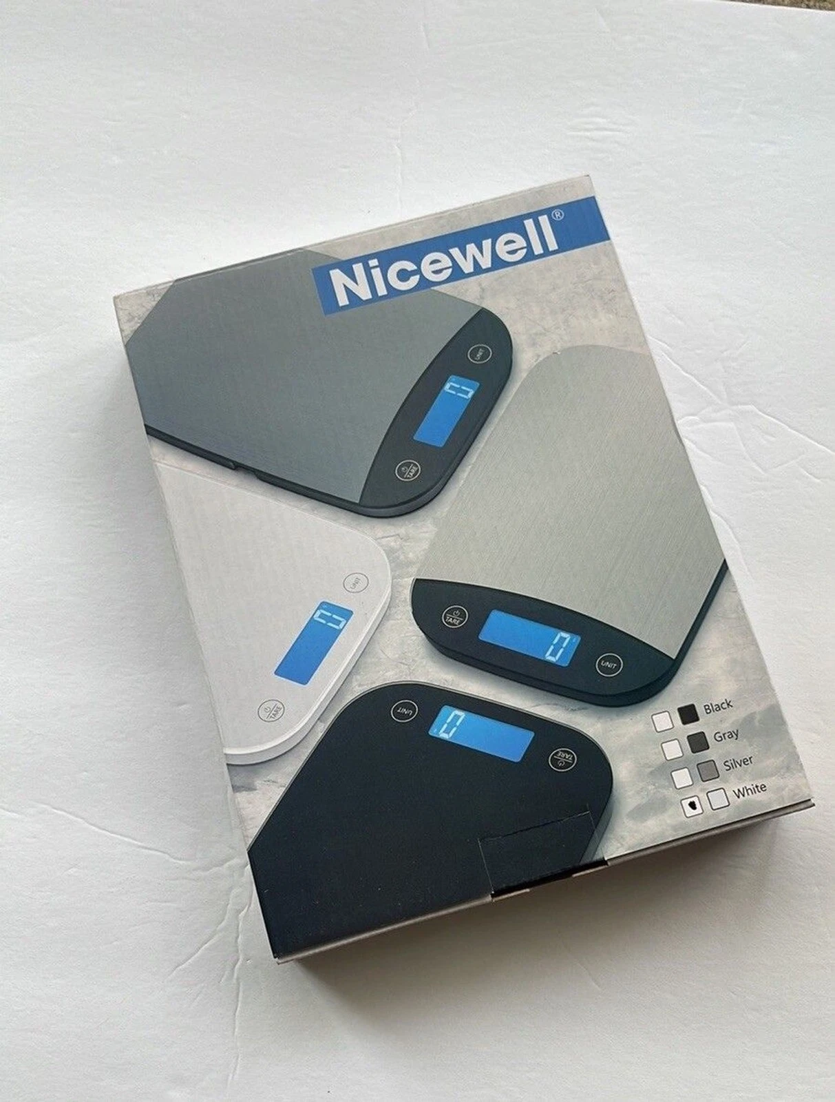 Nicewell Food Scale 22 lb Digital Kitchen Scale Weight Gram /oz/ Lb New
