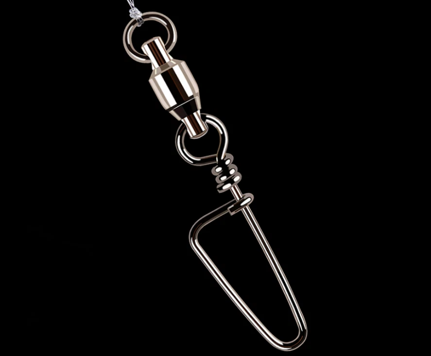 Coastlock Ball Bearing Snap Duo Swivels Rolling Split Fishing #0~#5 - Image 2 of 4