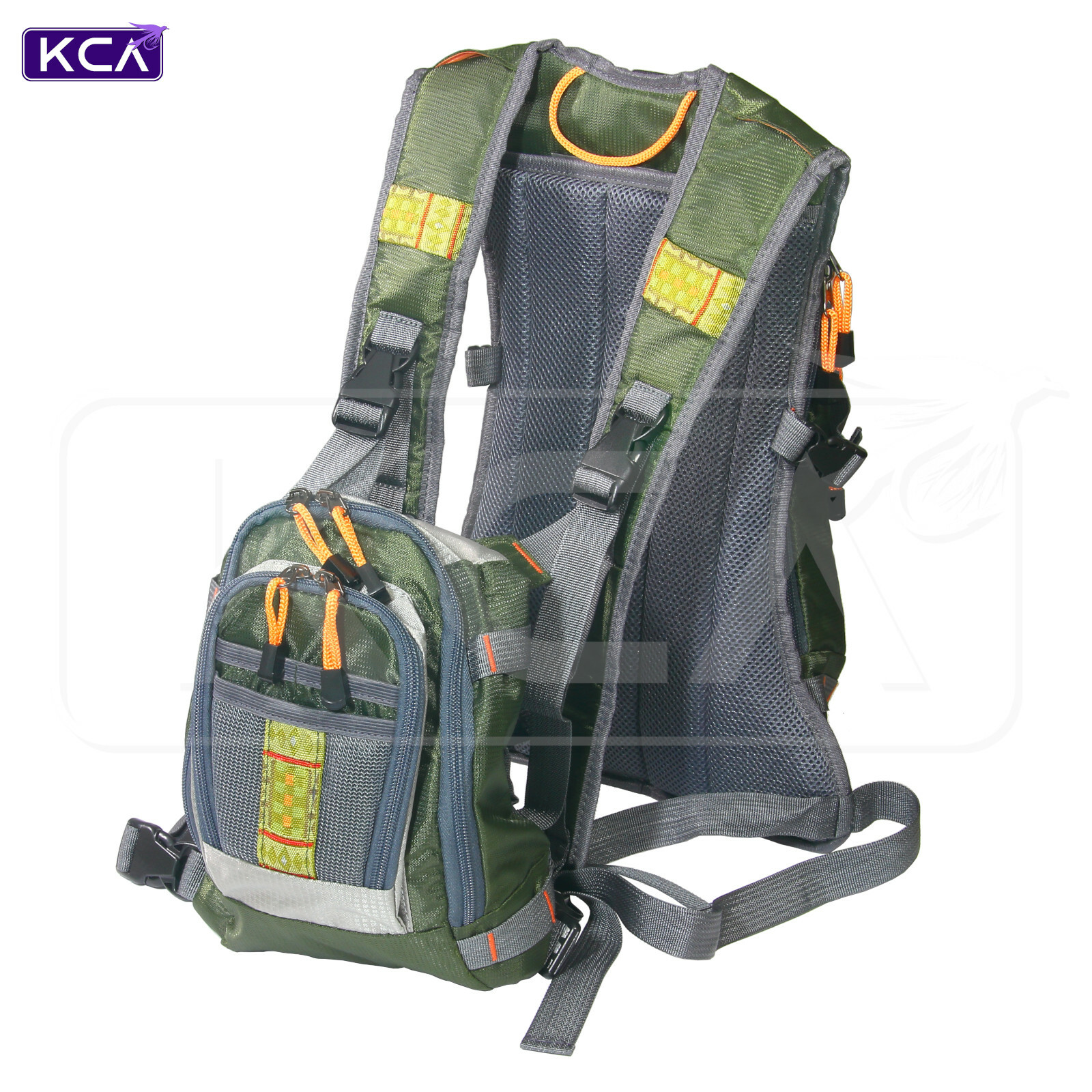 FlyFishing Chest Pack with Backpack, 3in1 Multifunction Fishing Bag
