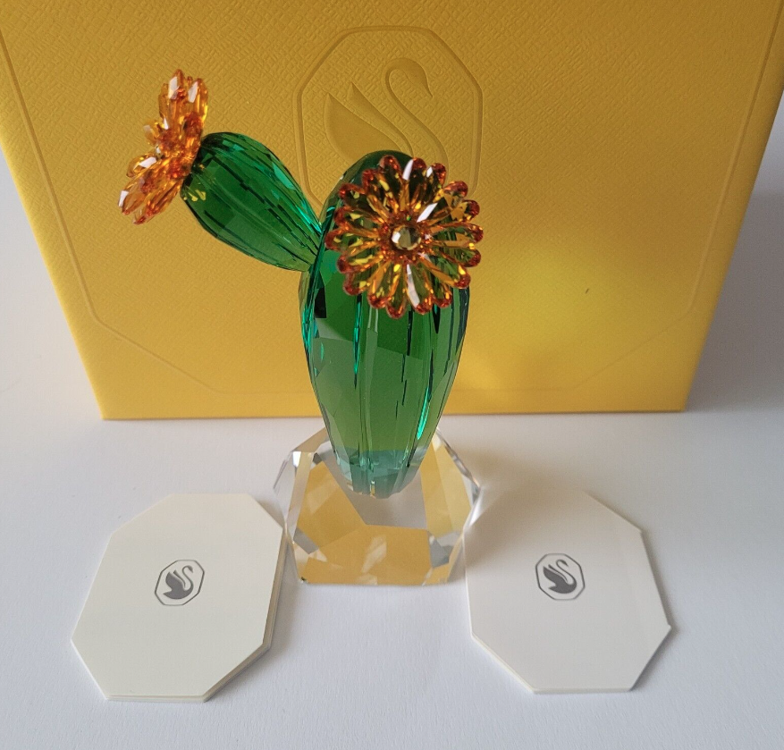 Swarovski Crystal Flowers Golden Yellow Cactus 5427592 | eBay