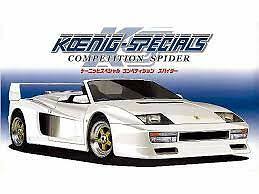 Rare Kit 1/24 Fujimi Ferrari Koenig Testarossa Spider Competition 
