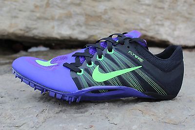 14 Men's Nike Zoom Ja Fly 2 Sprint Track Spikes Purple/Black 705373 035 Sz  11-12 | eBay