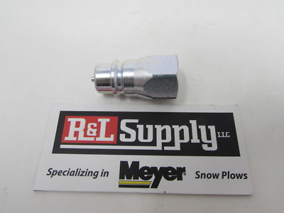 MEYER SNOW PLOW 1/4'' NPT MALE PIN STYLE POPPET COUPLER 22291 1304021