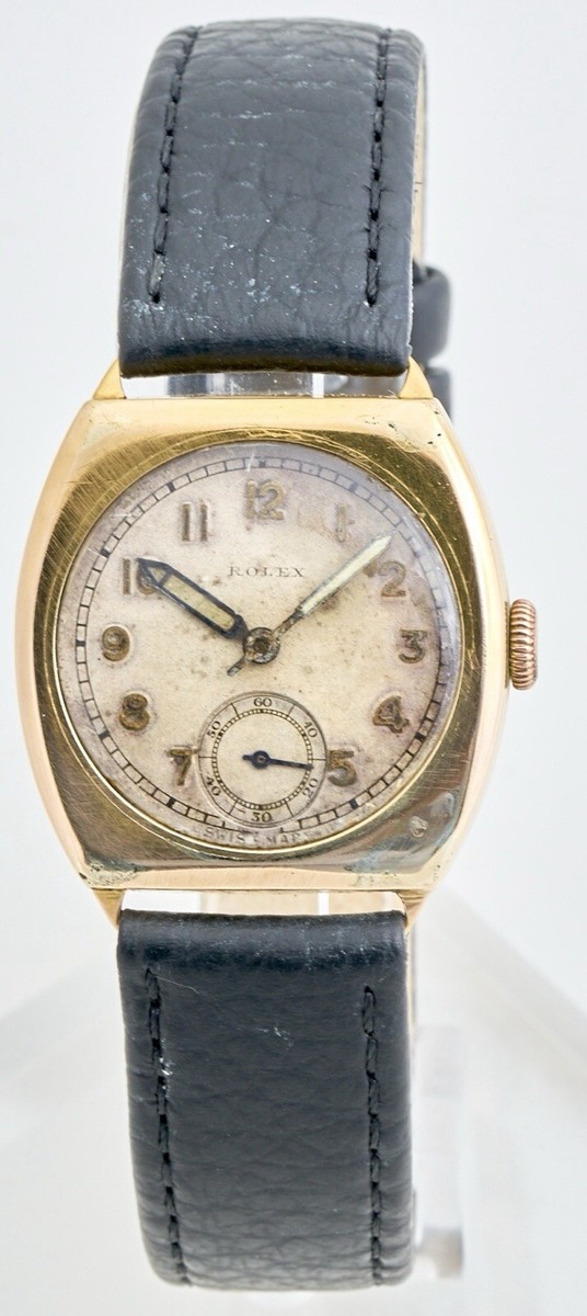Rolex Ref 1280 9K Gold Circa '1938' Rare Gents Vintage Watch, 30mm