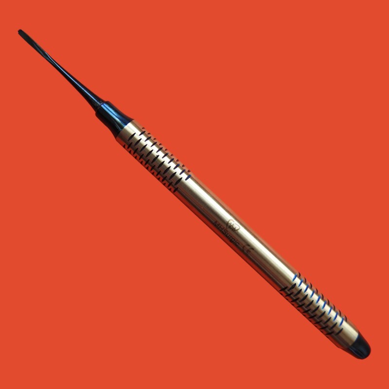 Kit De 4 Périotomes Ligamentaires Pour Chirurgie Parodontale - Acier Inoxydable, Couleur Bleue