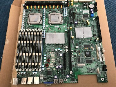 INTEL MAINBOARD S5000PAL LGA771 x2 DDR2 D13607-801 + 2 x ZEON 3GHZ + 16GB RAM