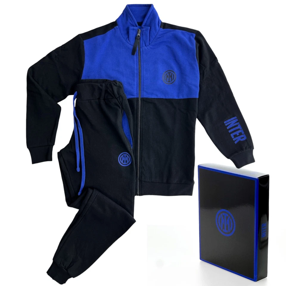 Inter tuta da casa Homewear cotone pigiama bambino ragazzo 10 12 14 16 anni