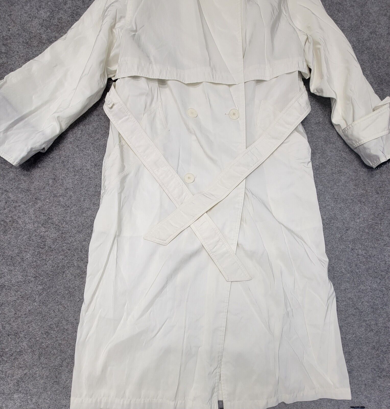 Vintage Forecaster Womens White Raincoat Size 7/8… - image 4