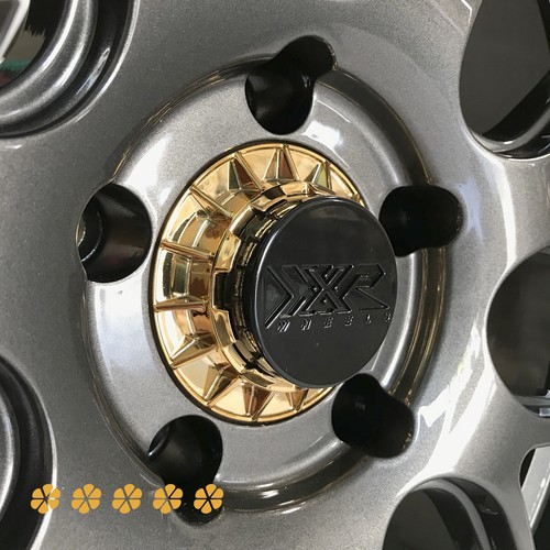 XXR Wheels Center Lock Looks Caps GOLD 31XR85ABGD 527D 530D 527F