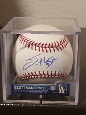 SCOTT VAN SLYKE-Los Angeles Dodgers Signed OML Baseball (PSA/DNA COA)