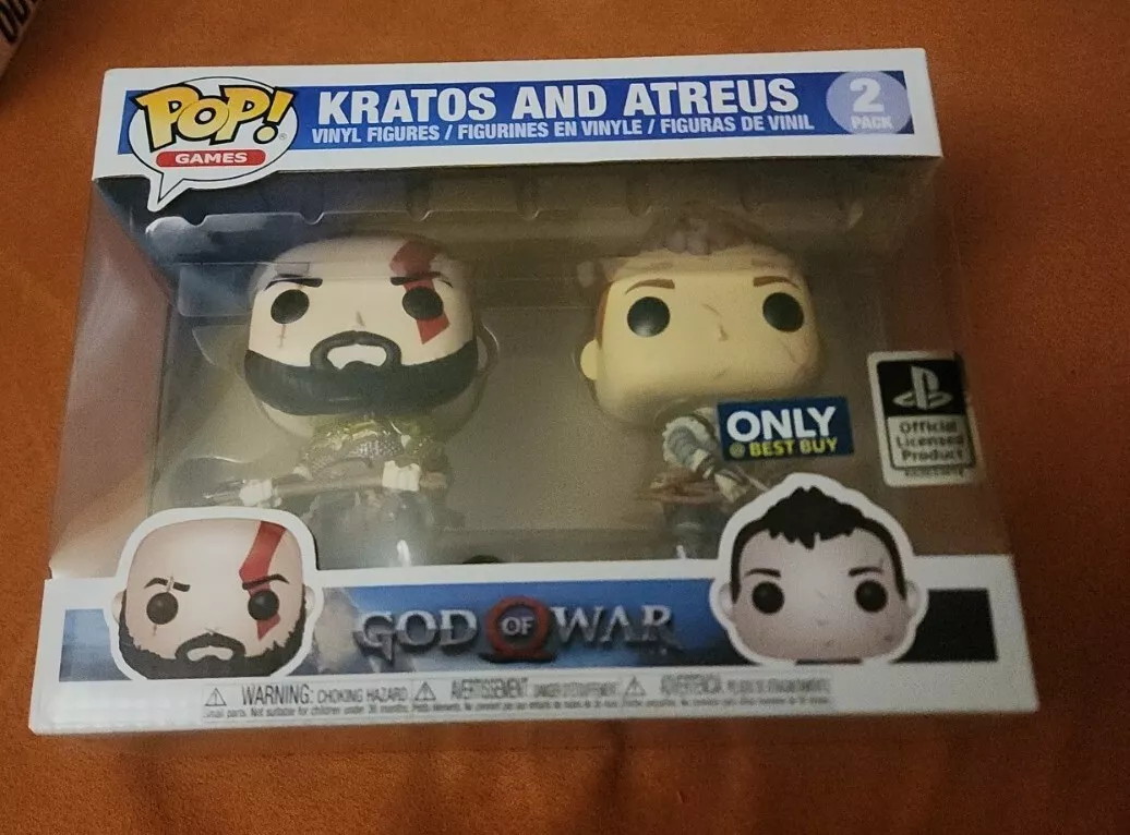  Funko Pop! Games: God of War - Kratos with Axe Collectible  Figure : Toys & Games