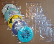 (10) Disc Golf Storage Bags 9"x9" Innova Discmania Discraft MVP Axiom DGA