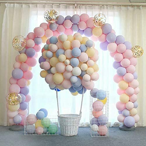 Pastell Luftballons, Party Pastell Luftballons 25 Stück 10" Macaron Bonbonfarben - Bild 2 von 6