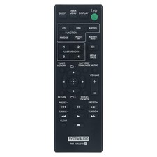 RM-AMU216 Replaced Remote for Sony Micro Hi-Fi System HCD-SBT20 CMT-SBT20B