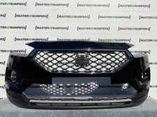 SEAT TARRACO 2018-ON FRONT BUMPER IN BLACK WITH GRILL GENUINE [O219]