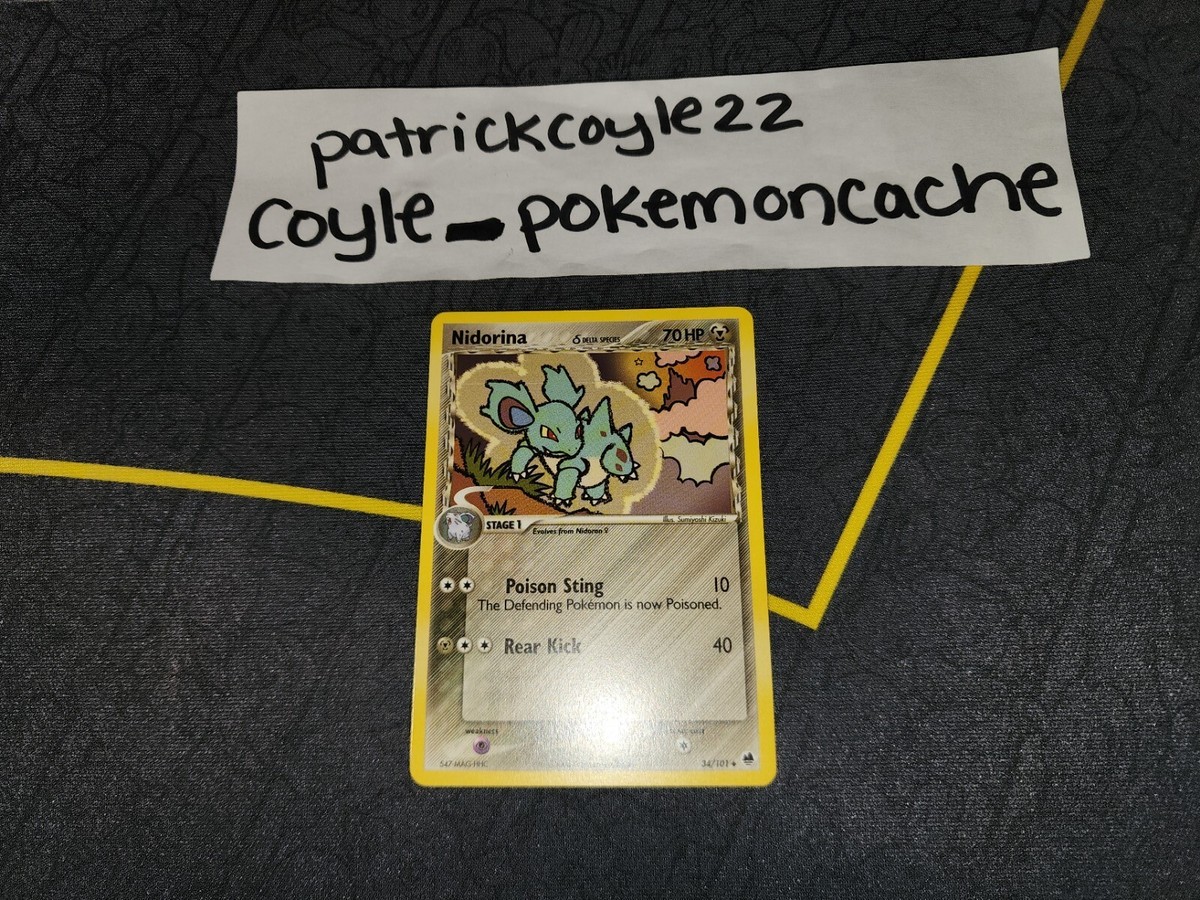 Nidorina Uncommon EX Dragon Frontiers 34/101 LP | eBay