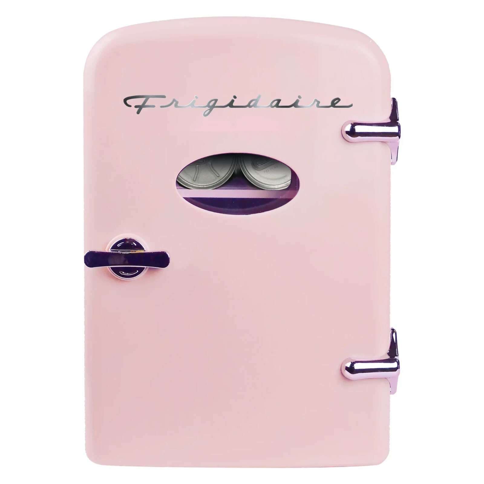 Frigidaire EFMIS151 Portable Retro 6 can Mini Fridge Pink for sale