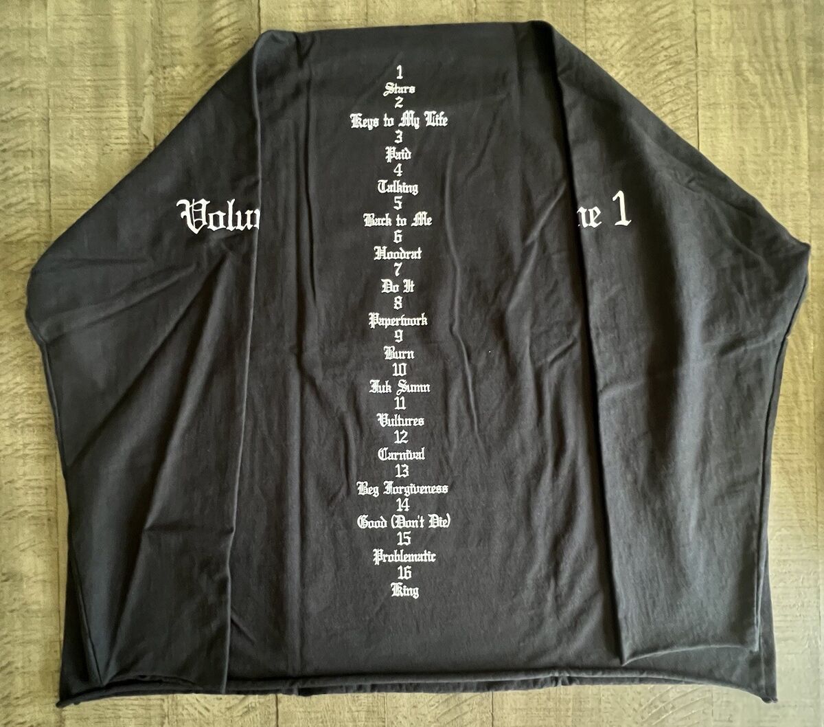 Yeezy Vultures Long Sleeve T Shirt Black Kanye West Volume 1 Yeezy Vultures Long Sleeve T Shirt Black Kanye West Volume 1