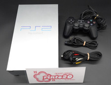 PlayStation 2 Satin Silver SCPH-50000 TSS ps2 sony W/ Controller Cable Adapter
